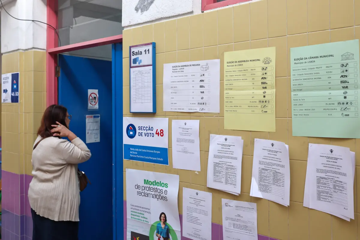 Imagem de contexto do artigo Projeções apontam para abstenção entre 43,3% e 48,3% nas autárquicas