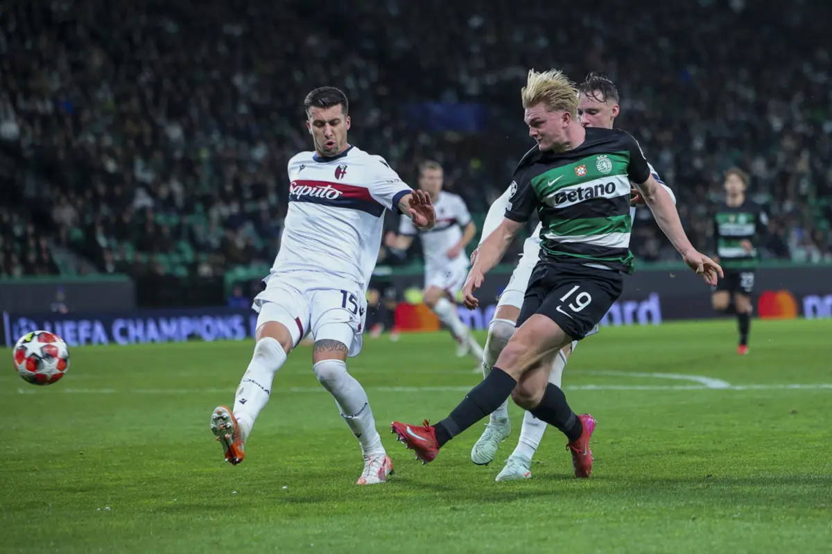 Imagem de contexto do artigo Leão passou com nota mínima no exame de Bolonha. Sporting empata e está no play-off da Liga dos Campeões