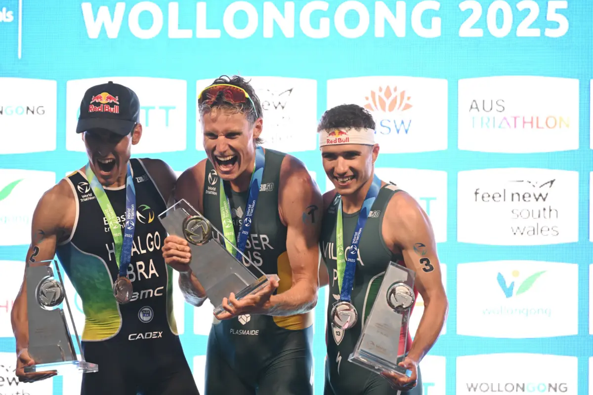 Imagem de contexto do artigo Português Vasco Vilaça conquista o bronze no Mundial de triatlo