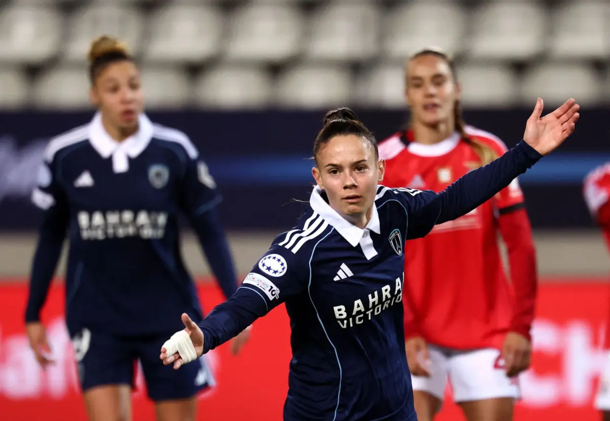 Imagem de contexto do artigo Benfica perde em França com o Paris FC para a Liga dos Campeões feminina