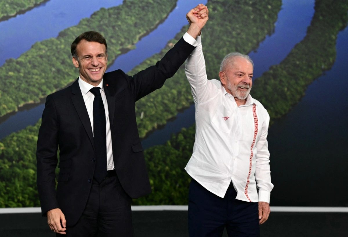 Imagem de contexto do artigo Lula e Macron concordam em reforçar cooperação policial na Amazónia