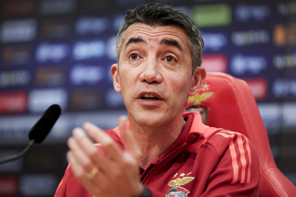 O treinador do Benfica