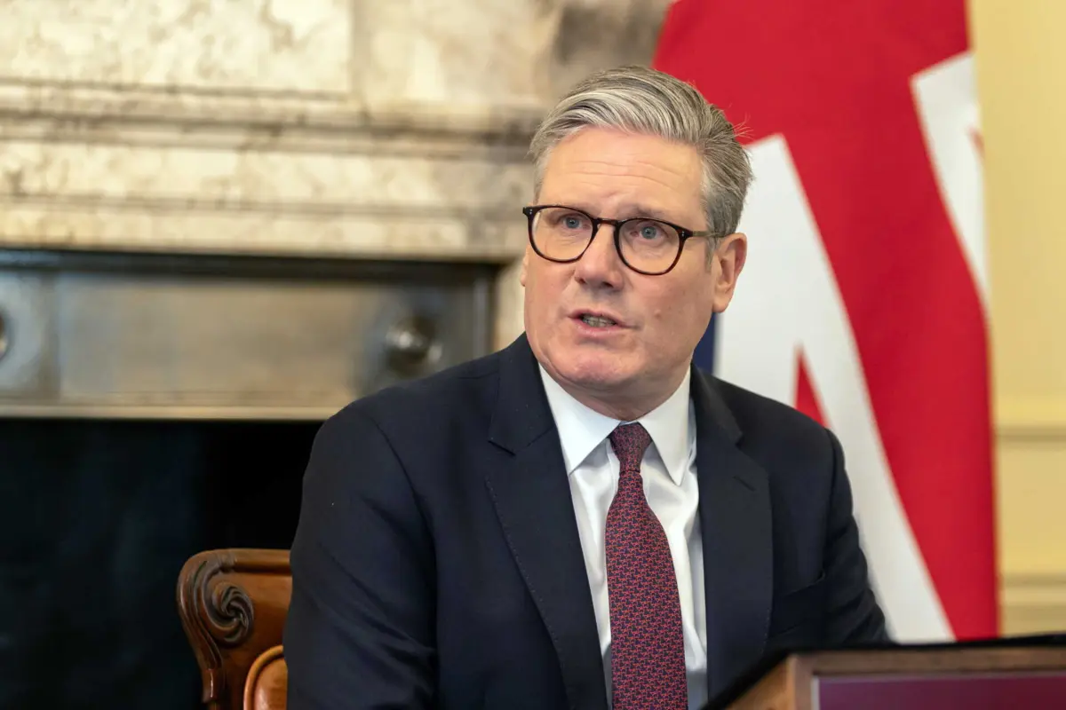 O primeiro-ministro britânico, Keir Starmer