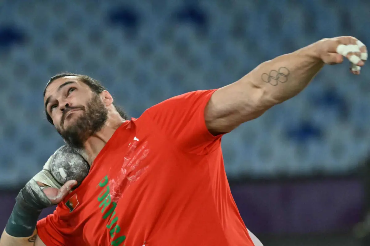 O atleta português Francisco Belo