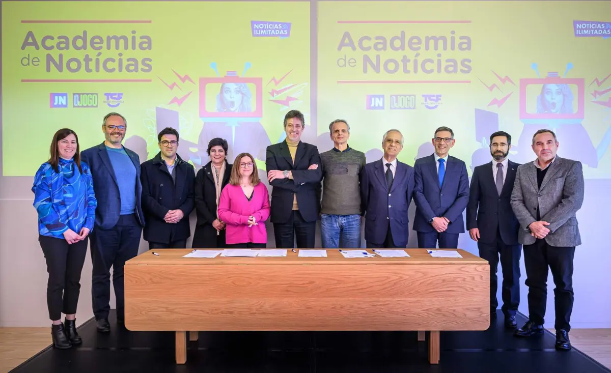 A Academia de Notícias foi lançada na cidade da Maia