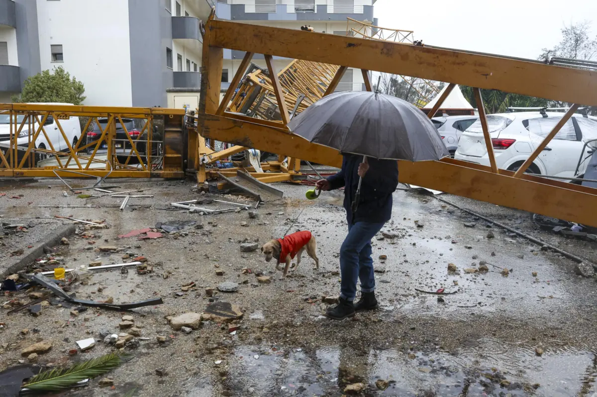 Imagem de contexto do artigo "Vejo barbaridades nas cidades." Sem "planeamento sistémico" nem "estruturas resilientes", Kristin saiu por cima