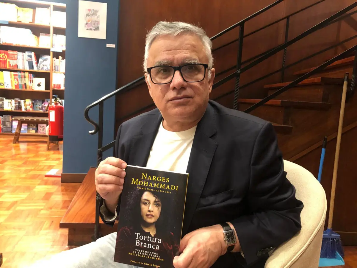 O ativista político iraniano Taghi Rahmani