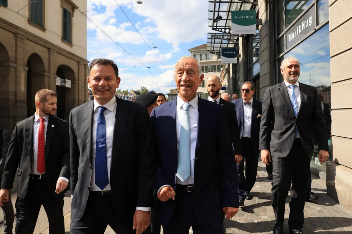 Marcelo e Montenegro encerram esta quarta-feira a dupla comemoração do 10 de Junho, que este ano teve como país estrangeiro escolhido a Suíça