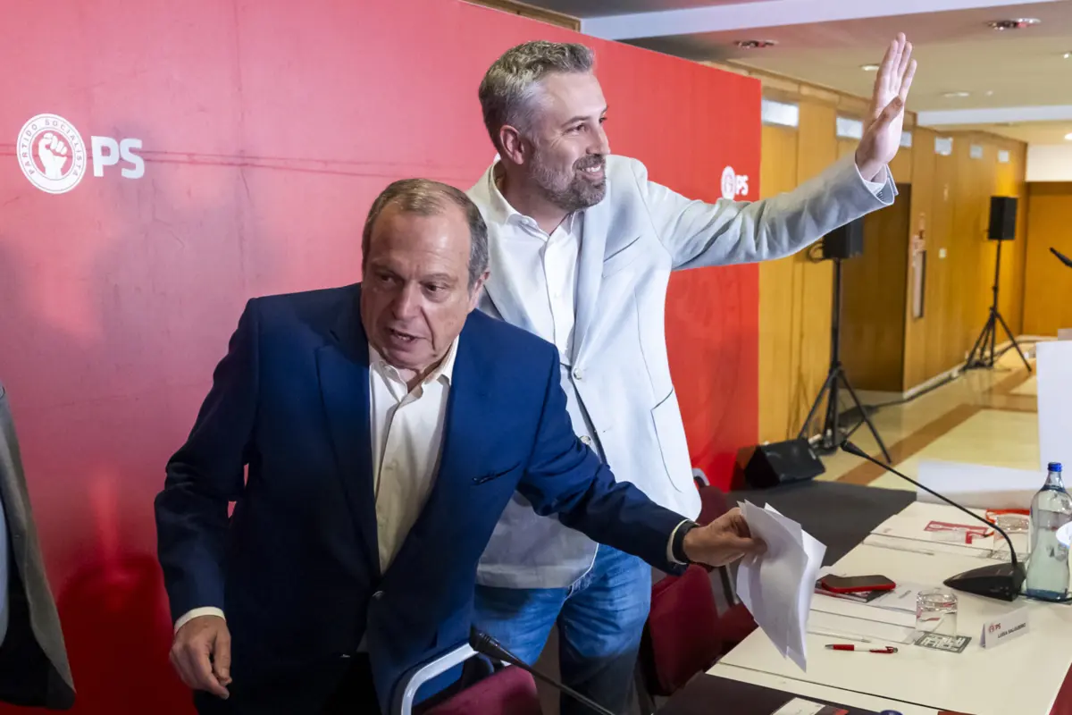 Carlos César e Pedro Nuno Santos