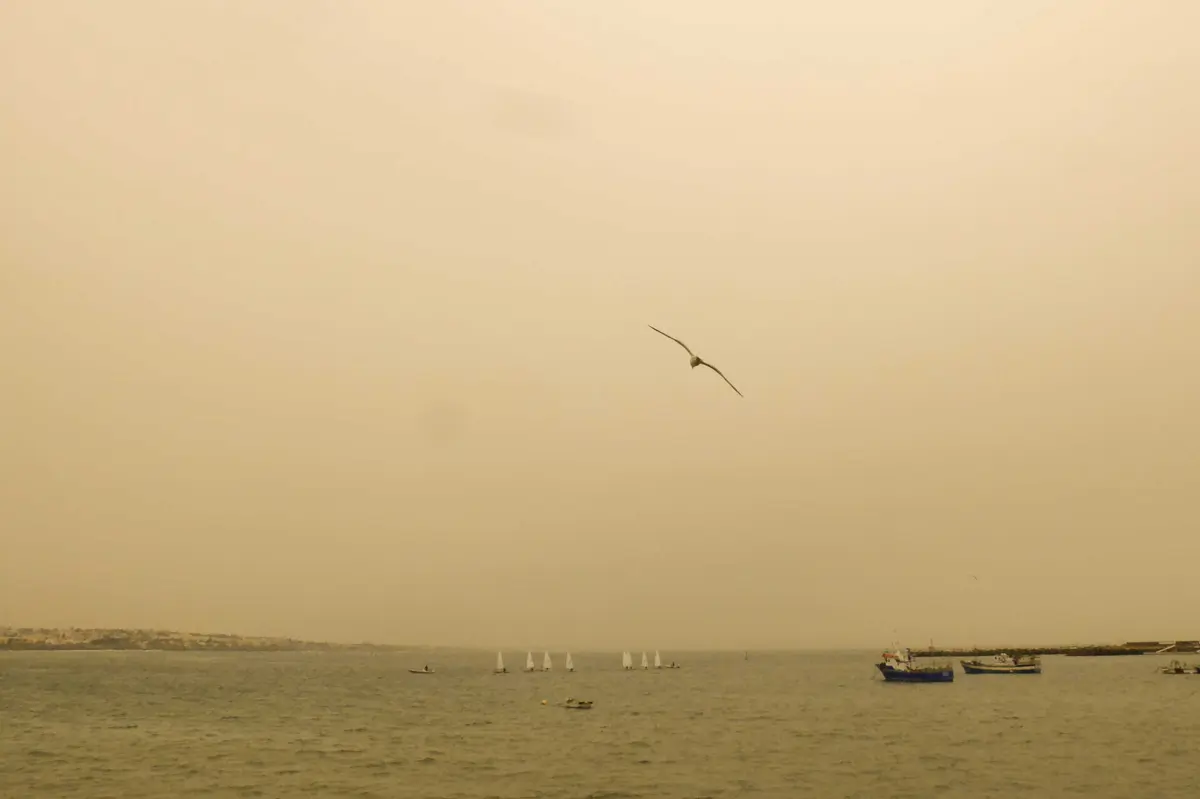 Imagem de contexto do artigo Menor qualidade do ar e céu nublado. Poeiras do Saara atingem pico nos Balcãs, Bulgária, Chipre e Grécia
