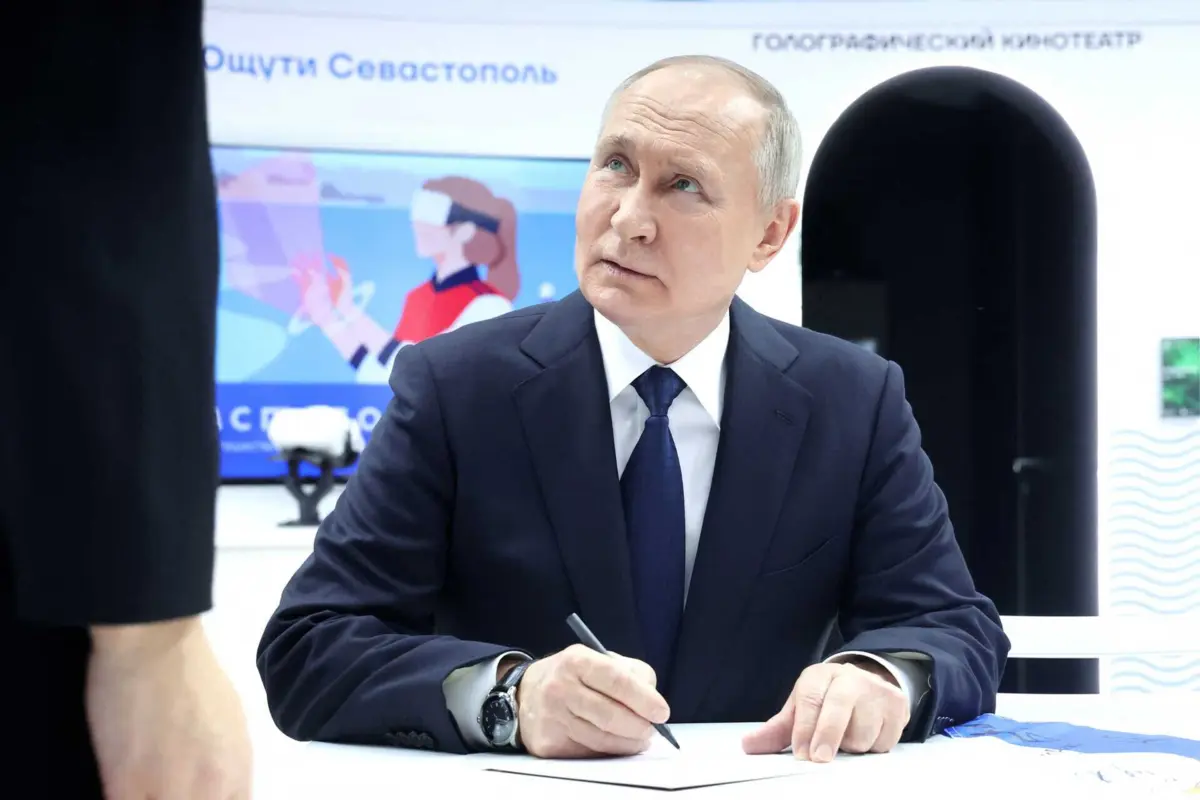 O Presidente da Rússia, Vladimir Putin