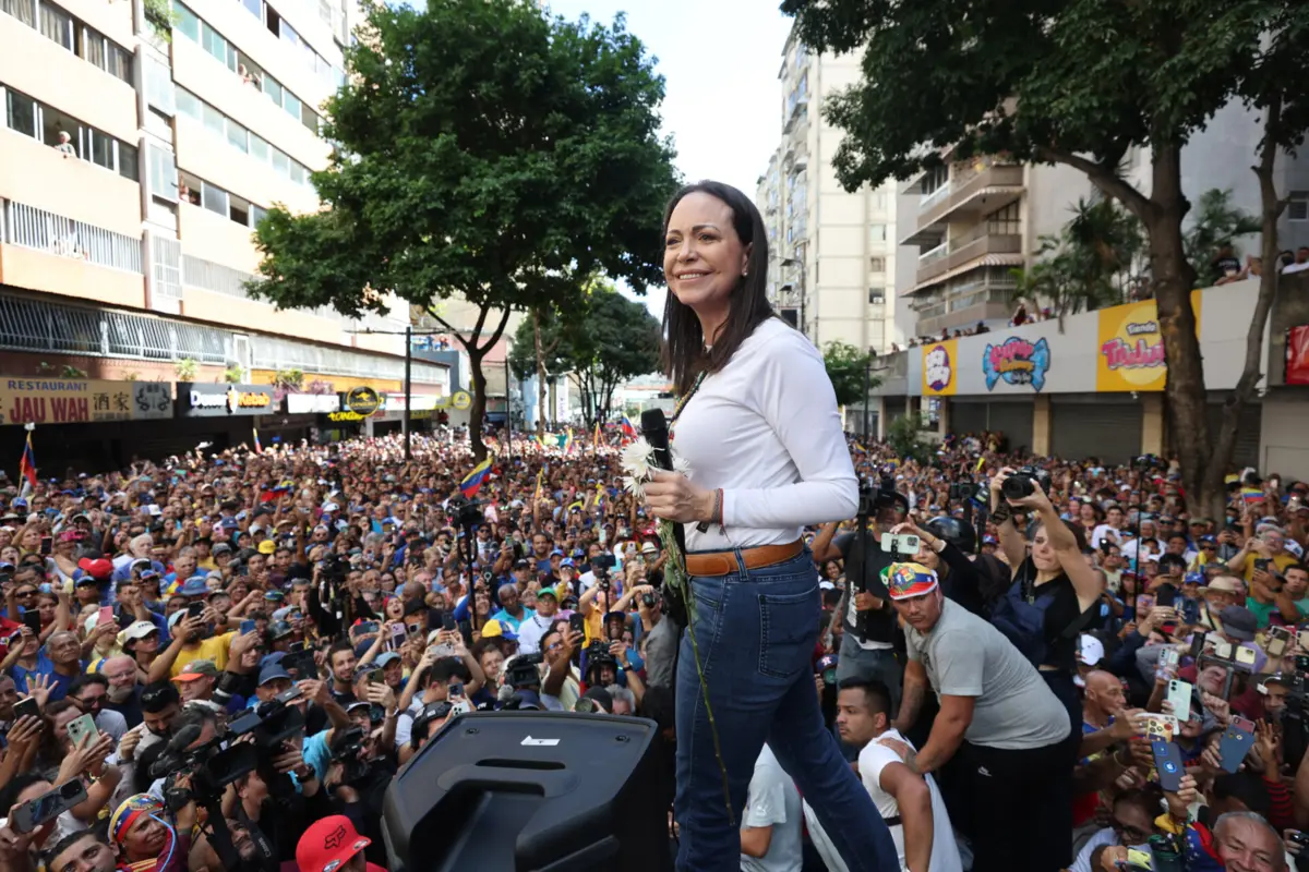 Imagem de contexto do artigo Nobel da Paz para María Corina Machado