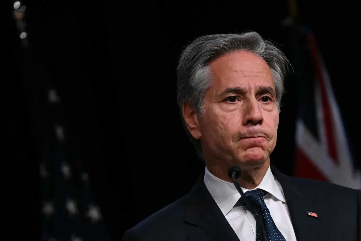 O secretário de Estados norte-americano, Antony Blinken