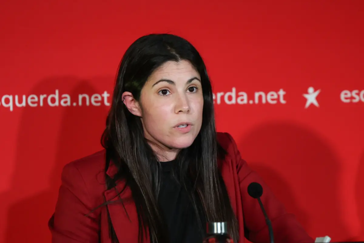 A coordenadora do BE, Mariana Mortágua