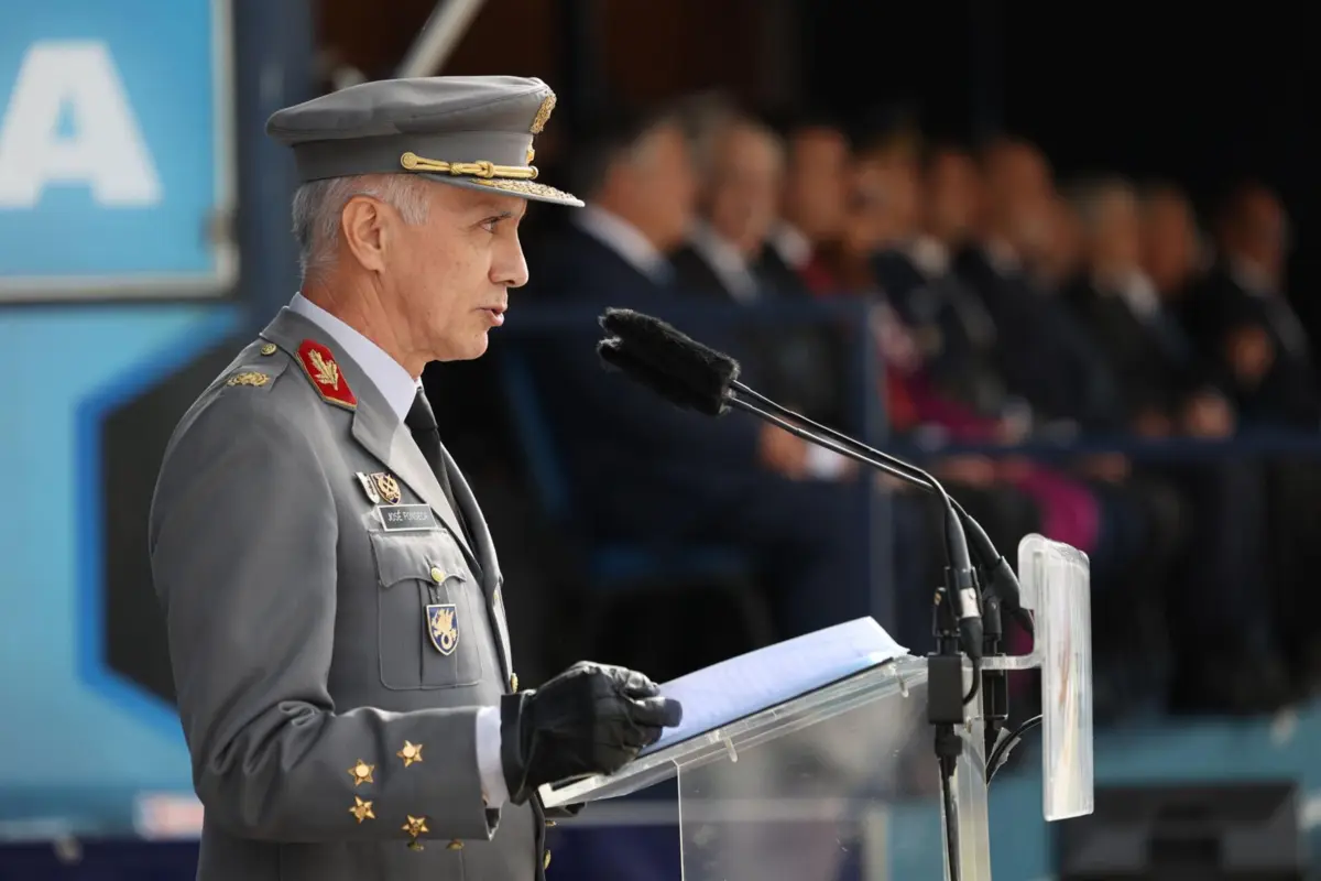 O chefe do Estado-Maior General das Forças Armadas, general Nunes da Fonseca
