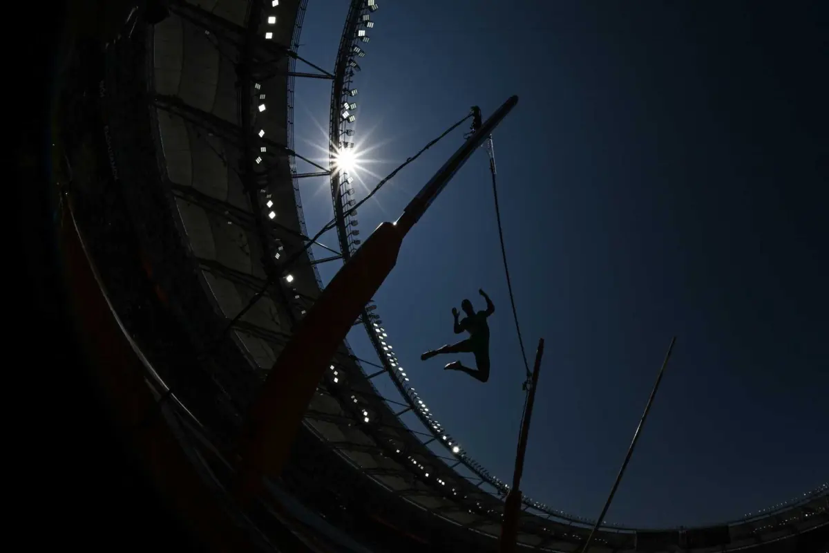 O saltador Pedro Buaró