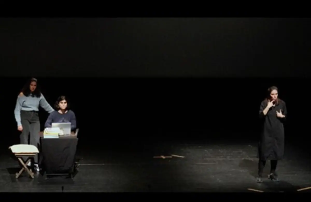 Mafalda Nunes e Alexandra Ramos na peça “A minha verdade”