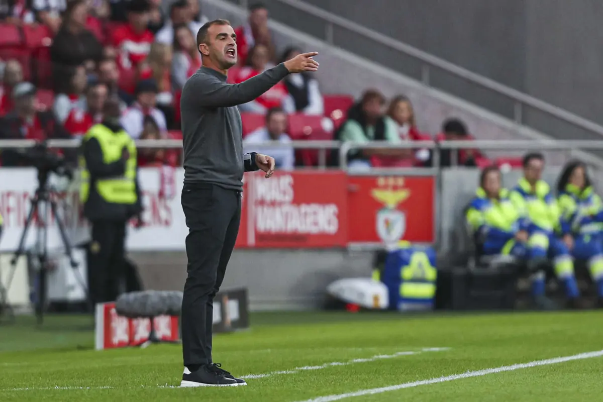 O treinador Filipe Martins