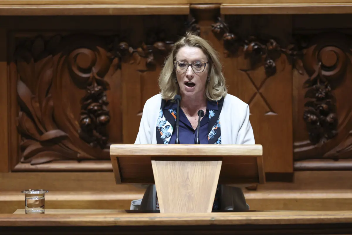 A ministra do Trabalho, Solidariedade e Segurança Social, Maria do Rosário Palma Ramalho