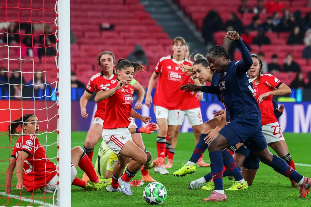 Imagem de contexto do artigo Benfica empata com PSG na despedida da Liga dos Campeões feminina de futebol