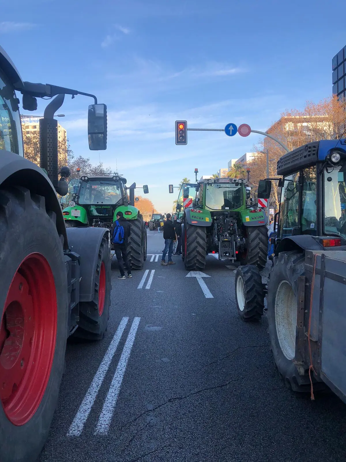 Imagem de contexto do artigo Milhares de tratores invadem ruas de Barcelona