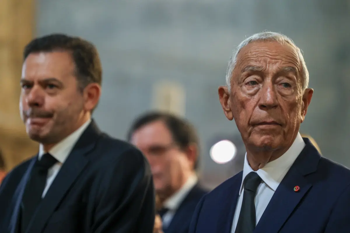 Luís Montenegro e Marcelo Rebelo de Sousa
