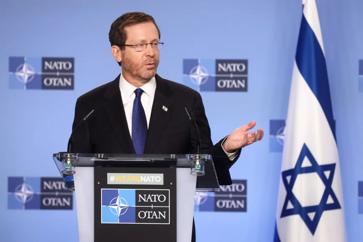 O Presidente israelita, Isaac Herzog
