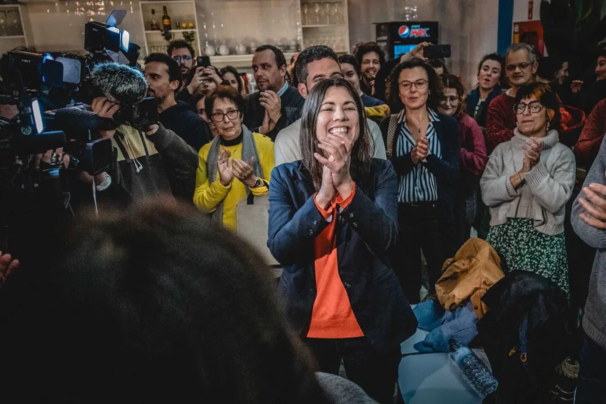A coordenadora do Bloco de Esquerda, Mariana Mortágua