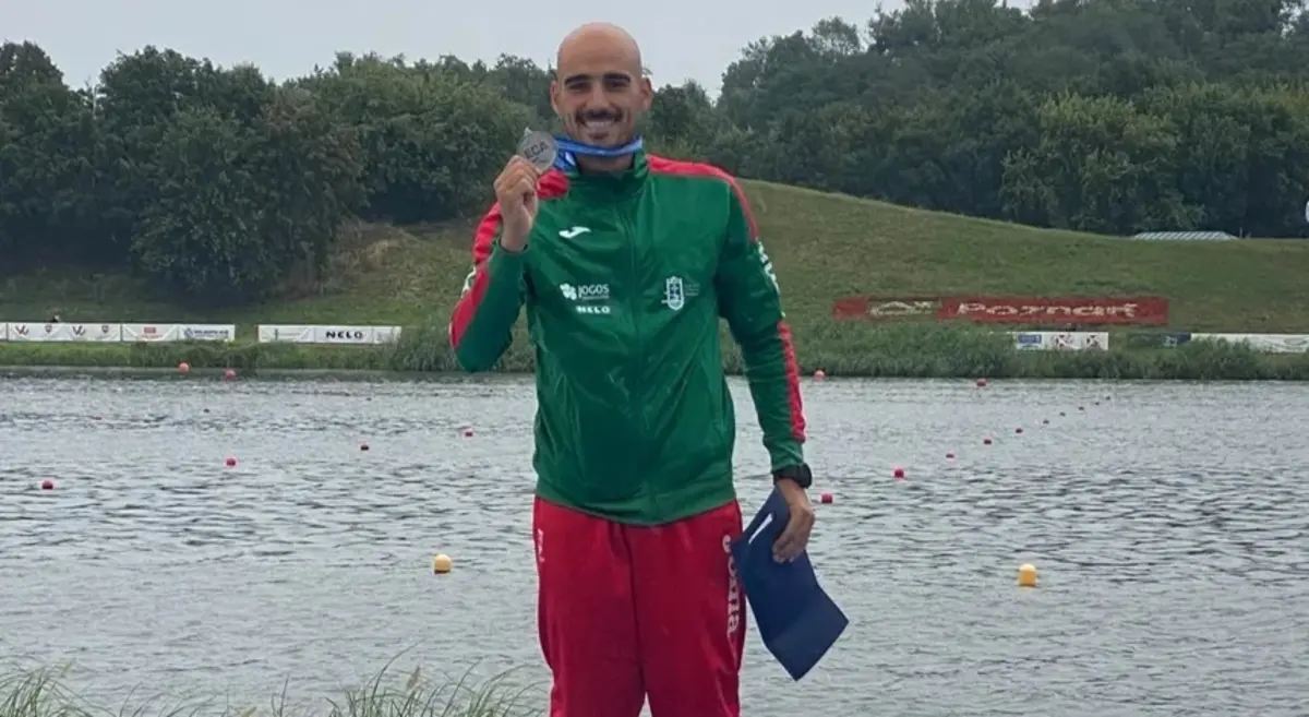 Imagem de contexto do artigo Canoagem: Rui Lacerda volta a ser vice-campeão em C1 e fala em sentimento "agridoce" a 88 centésimos do ouro