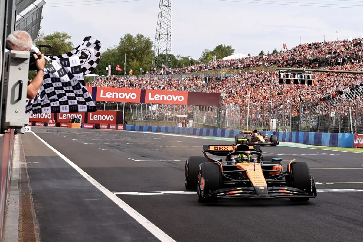 Imagem de contexto do artigo Lando Norris vence GP da Hungria e aproxima-se do líder do Mundial de Fórmula 1