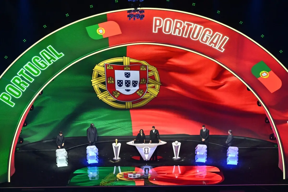 Imagem de contexto do artigo Mundial 2026: Portugal no grupo K com Uzbequistão e Colômbia. Terceiro adversário conhecido em março