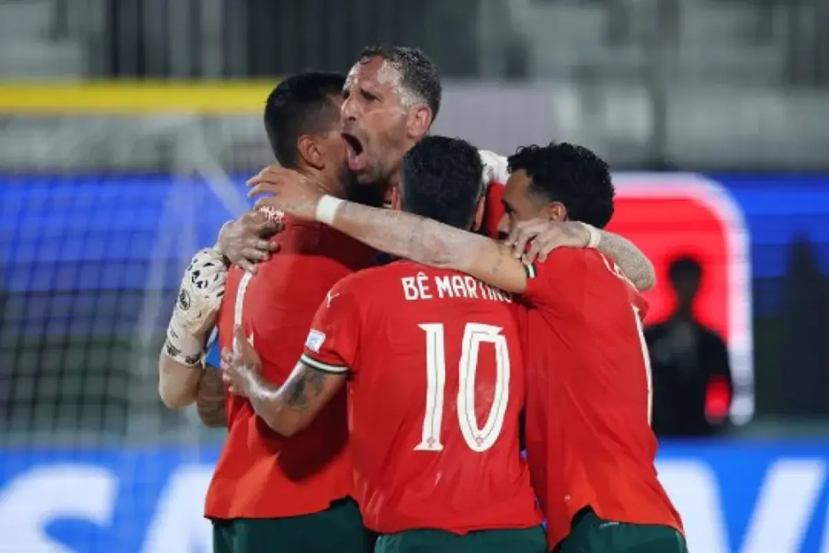 Imagem de contexto do artigo Portugal vence Japão e assegura meias do mundial de futebol de praia