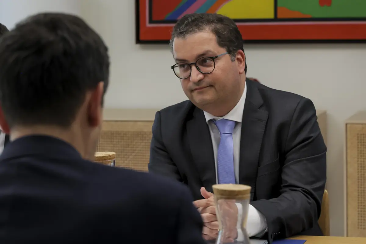 O ministro das Finanças, Joaquim Miranda Sarmento