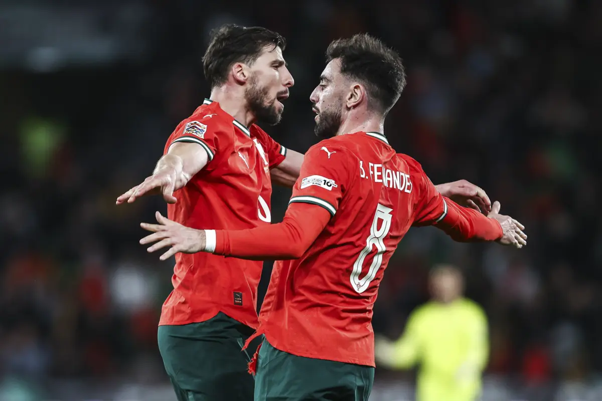 Imagem de contexto do artigo Menos uma dor de cabeça para Portugal: Rúben Dias e Diogo Jota podem jogar final four da Liga das Nações