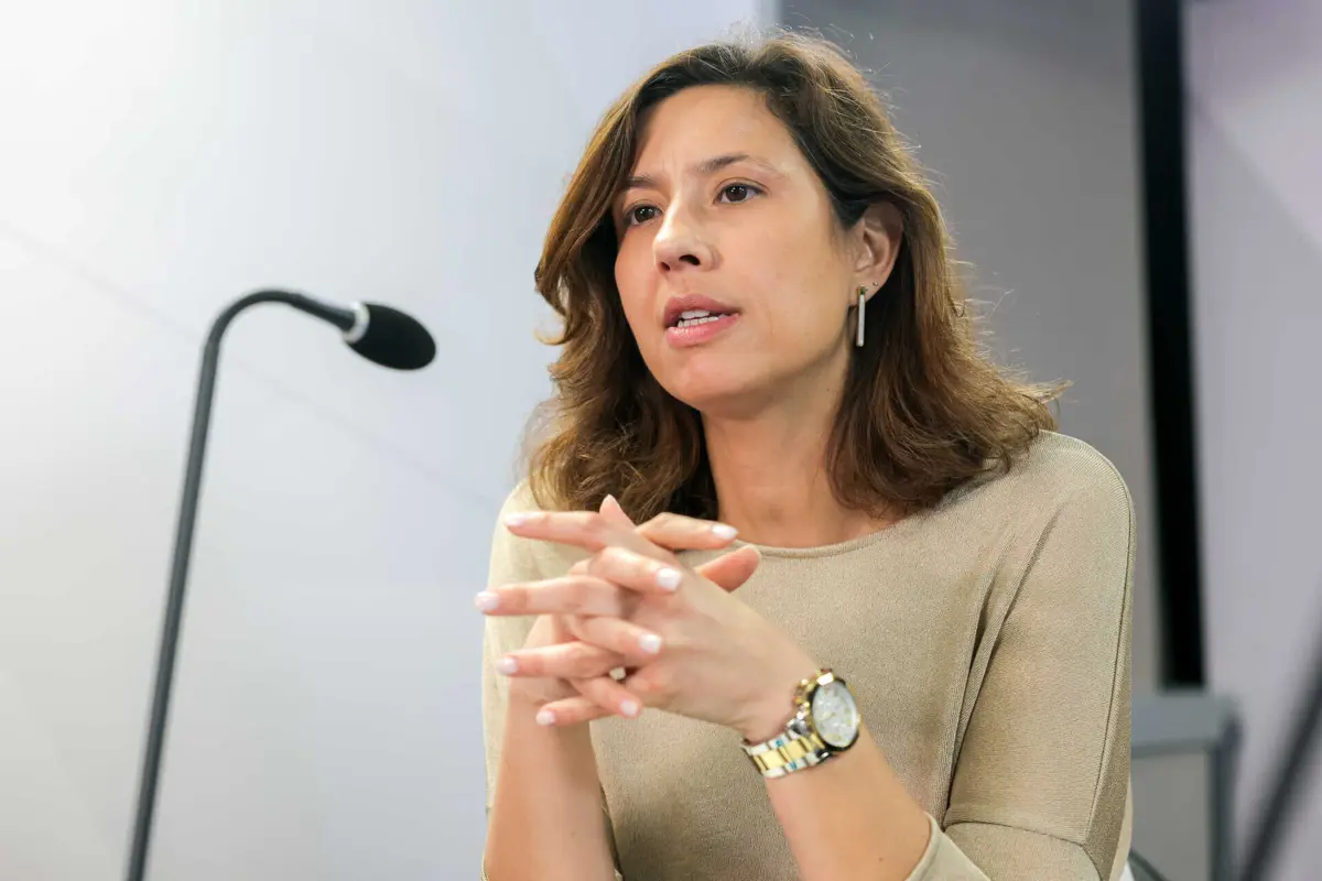 A líder parlamentar da IL, Mariana Leitão