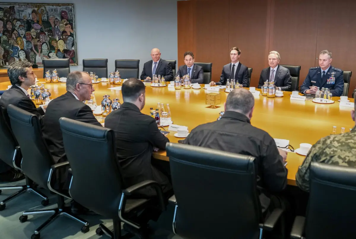 Imagem de contexto do artigo Após encontro com "muitos progressos", Zelensky e negociadores dos EUA voltam a reunir-se na segunda-feira