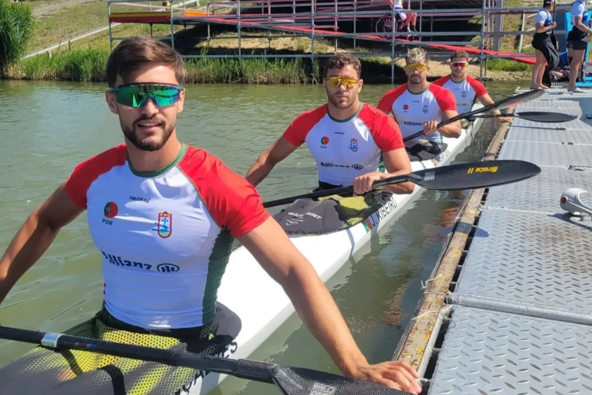 Imagem de contexto do artigo Mais uma medalha de ouro: quarteto português sagra-se campeão na estreia em K4 500