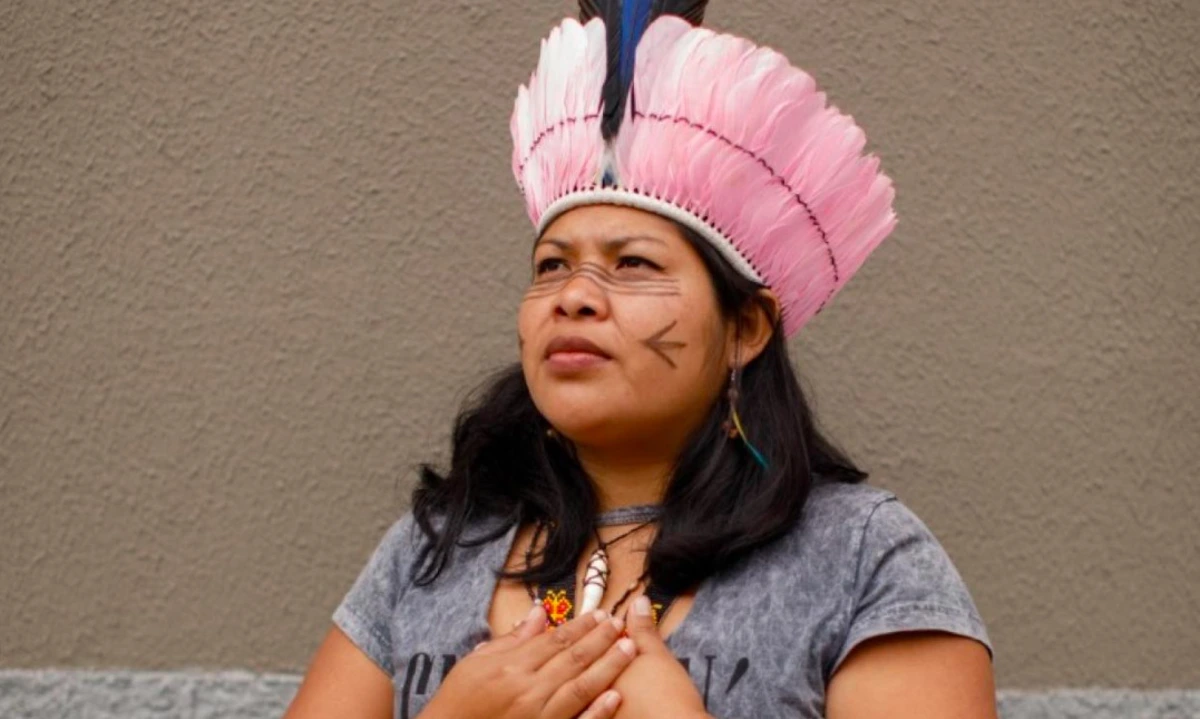 Ativista, Juliana Kerexu, coordenadora da Comissão do povo Guarani Yvyrupa