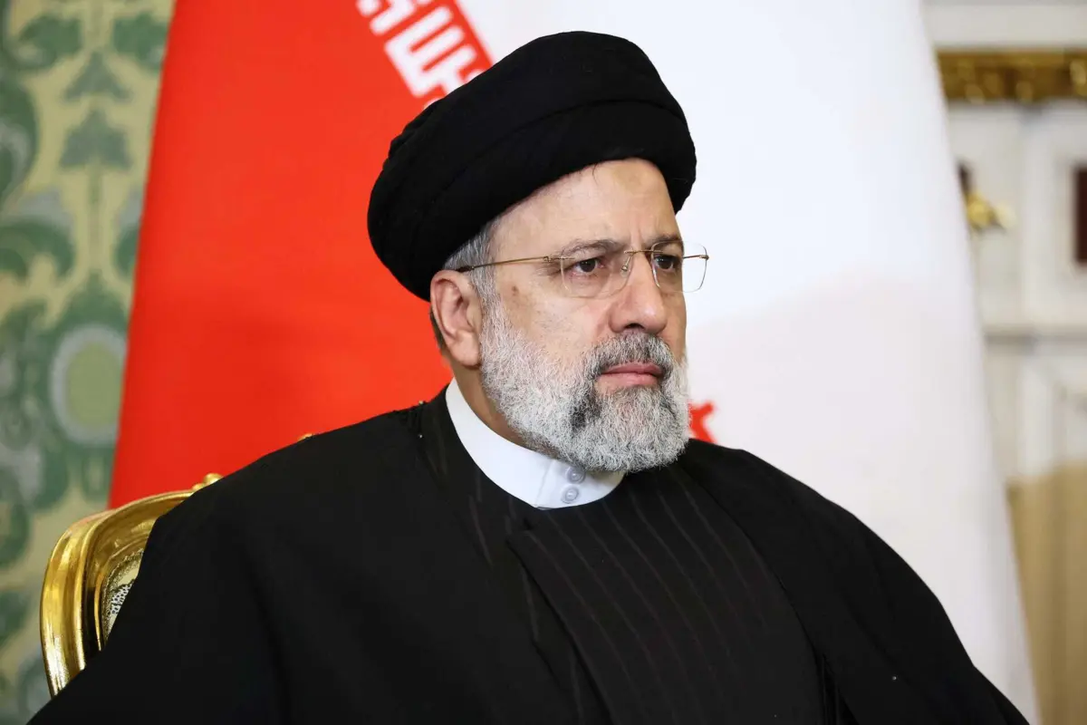 O Presidente do Irão, Ebrahim Raisi