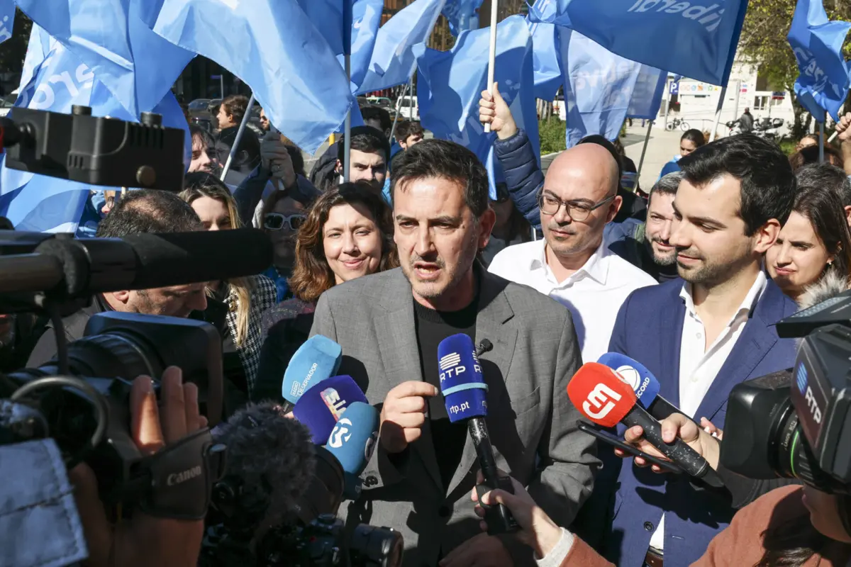 O presidente da Iniciativa Liberal, Rui Rocha