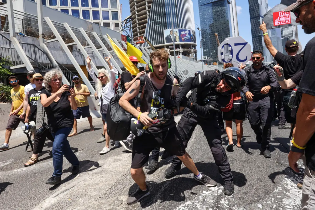 Imagem de contexto do artigo Polícia detém 25 pessoas durante protestos em Israel