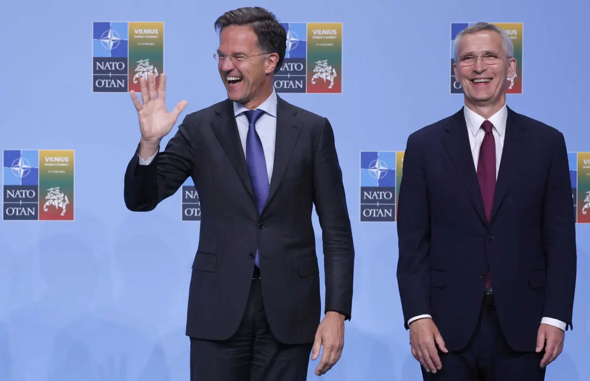 Mark Rutte vai suceder a Jens Stoltenberg