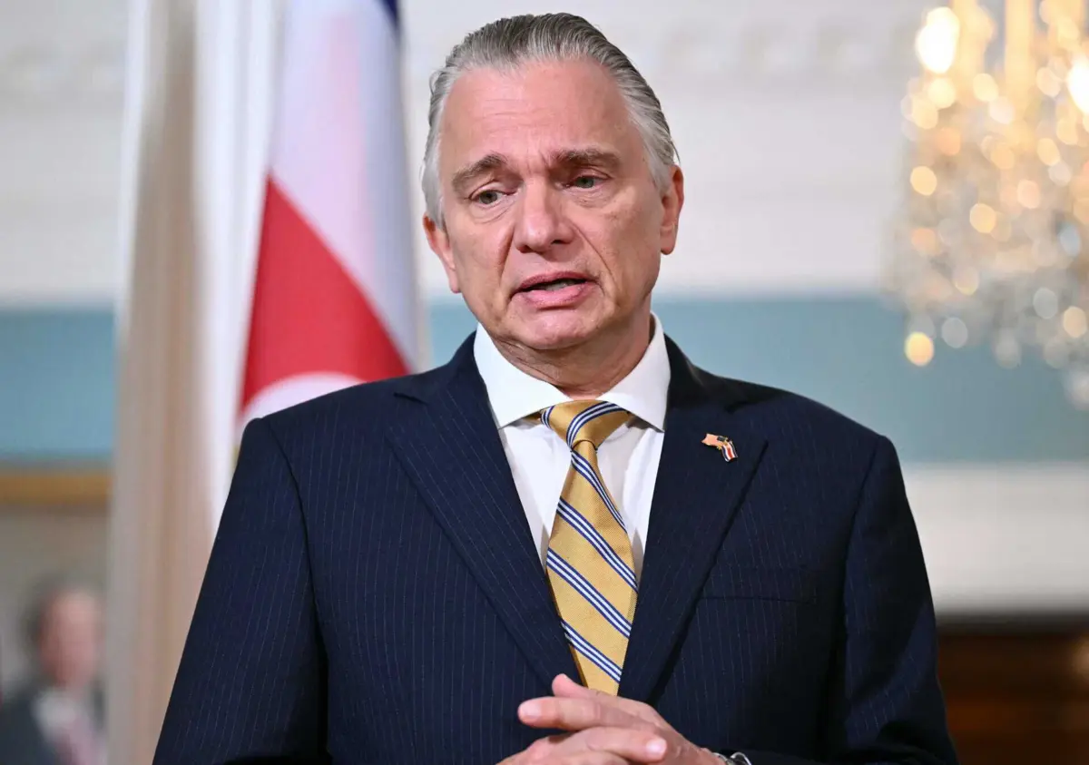 O ministro dos Negócios Estrangeiros da Costa Rica, Arnoldo André Tinoco