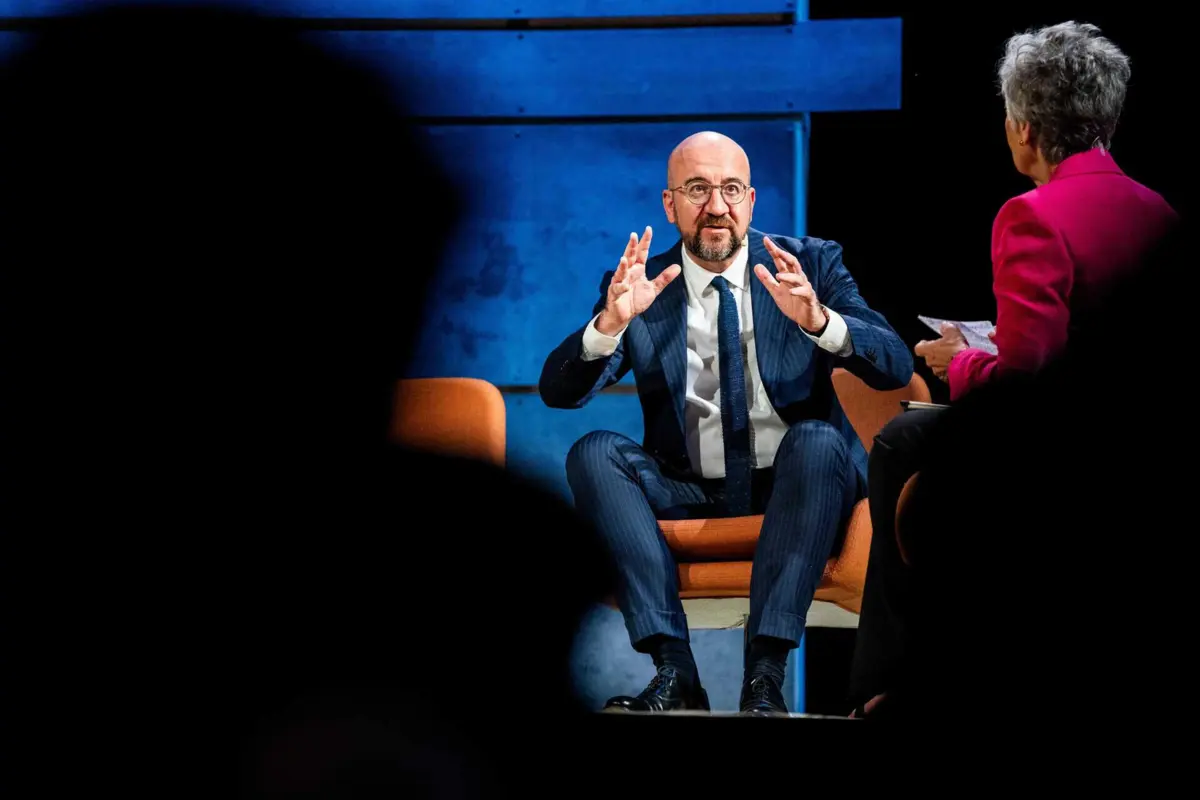 O presidente do Conselho Europeu, Charles Michel