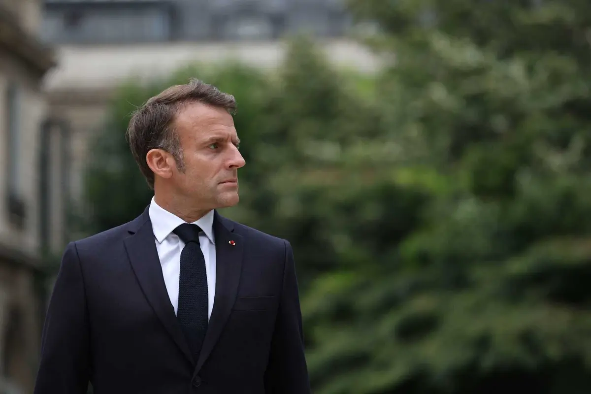 O Presidente francês, Emmanuel Macron