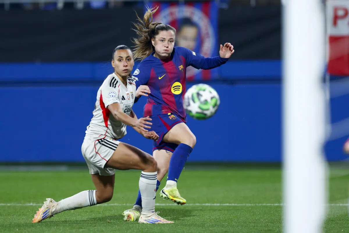Imagem de contexto do artigo Benfica perde em Barcelona e está fora da Liga dos Campeões feminina