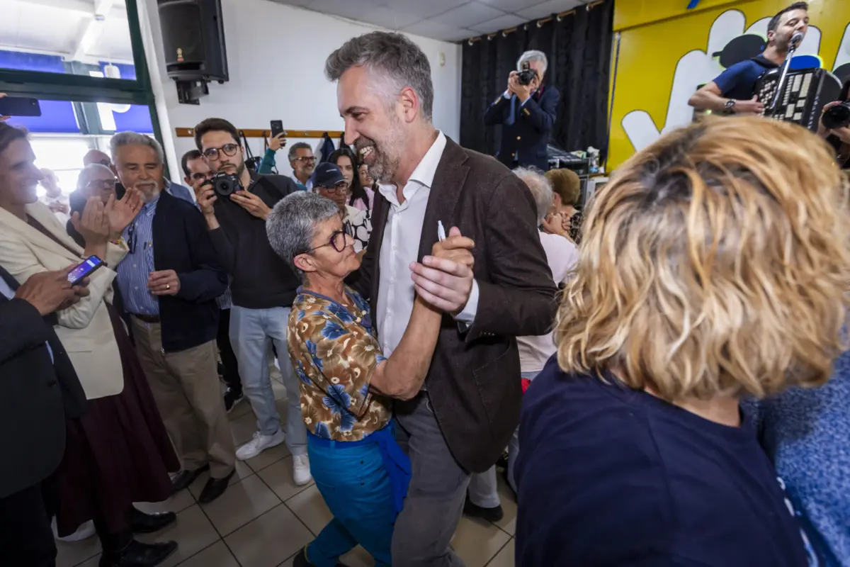 Pedro Nuno até deu um pezinho de dança