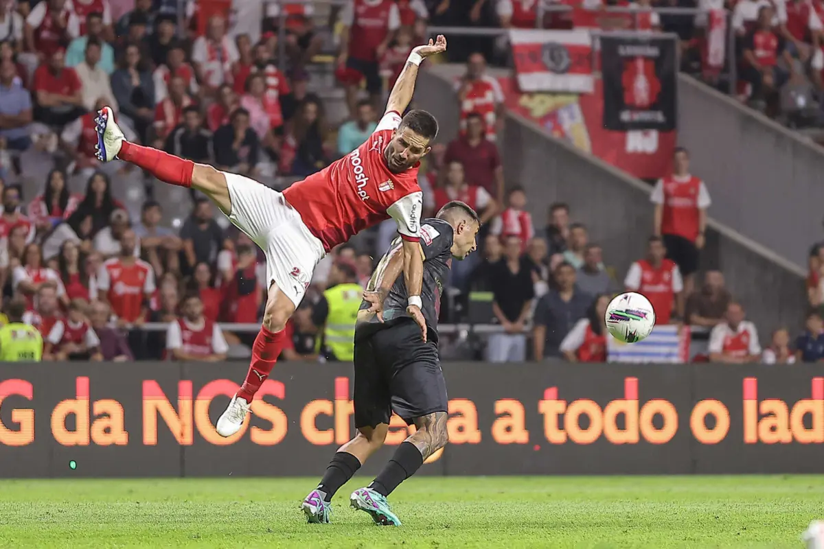 O futebolista do Sporting de Braga João Moutinho