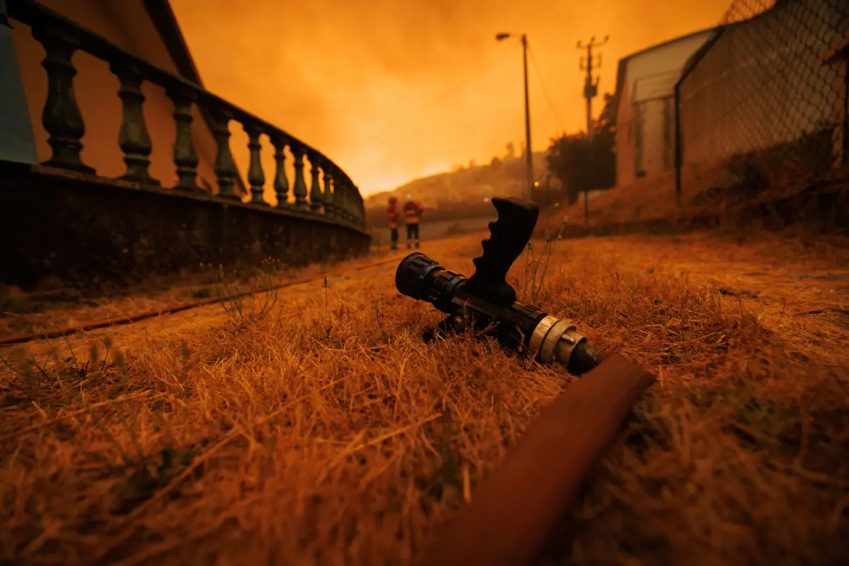 O incêndio para o qual a equipa se dirigia deflagrou na localidade de Quinta do Campo