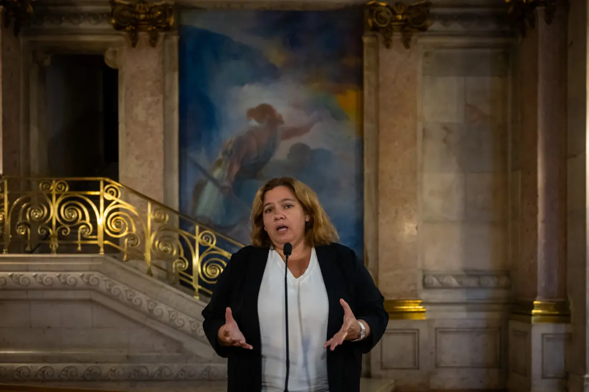 A líder parlamentar do PS, Alexandra Leitão